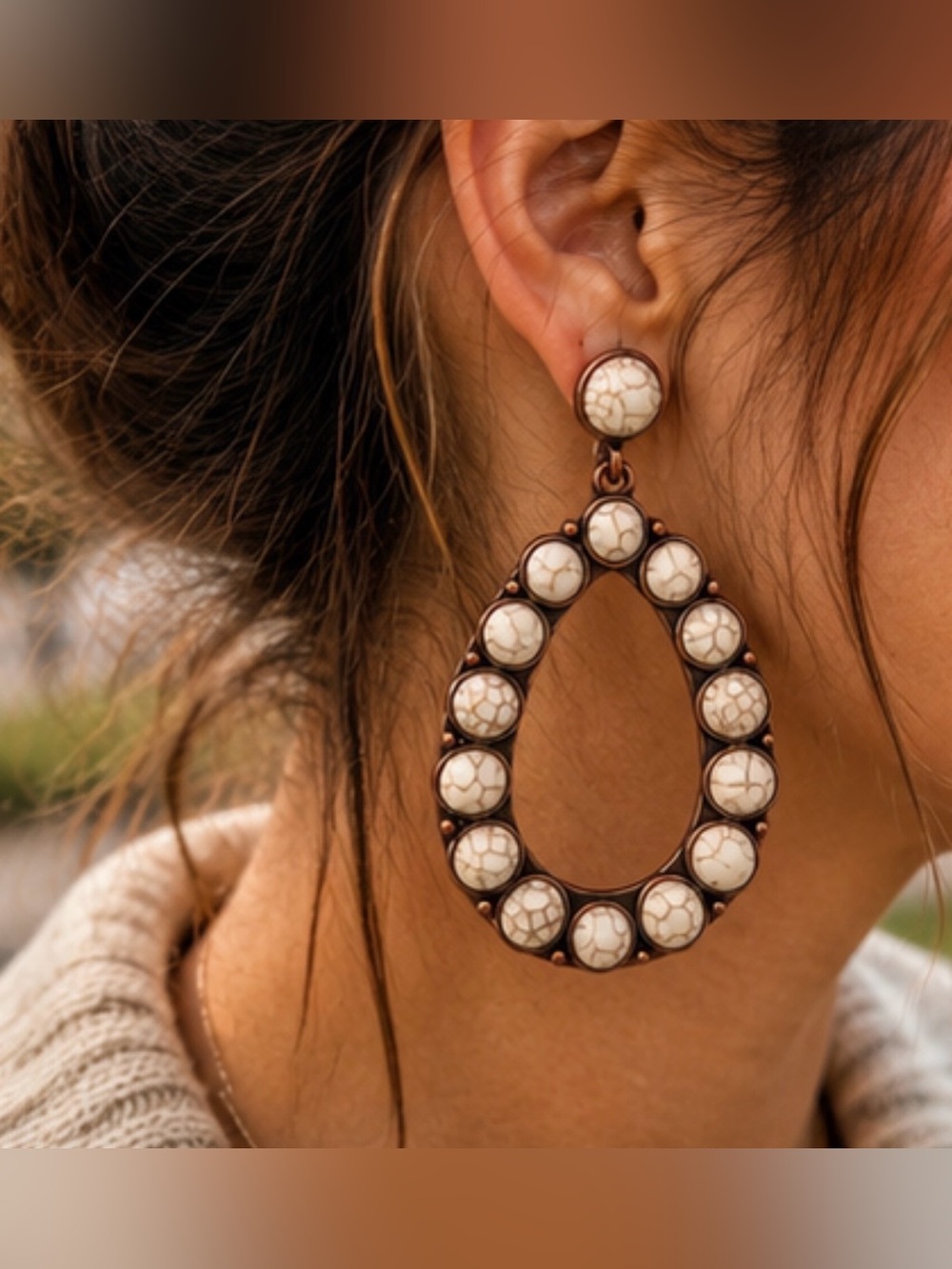Beautiful Southwestern Boho Statement Earrings